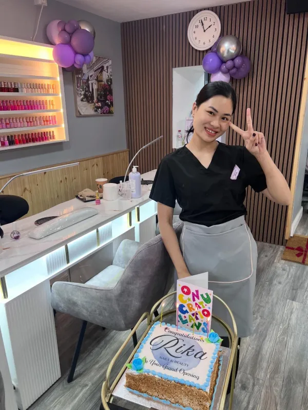 Rika Nails And Beauty Female Staff posing